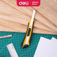 Deli Cutter dengan pisau baja SK2 memudahkan untuk memotong dengan sistem kunci otomatis untuk pengg