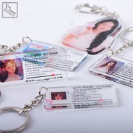 Ready Stock Lyrics KeychainIU Lyrics KeychainIU LILAC iu Customized Merchandise Album Cover Acrylic Lyrics Keychain Pendant Accessories Gift Lyrics Keychain