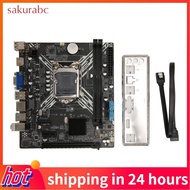 Sakurabc H81G Motherboard  Fast Reading Full Solid Capacitor DDR3 Memory Slots 100M Network Card Computer for LGA1150 CPU