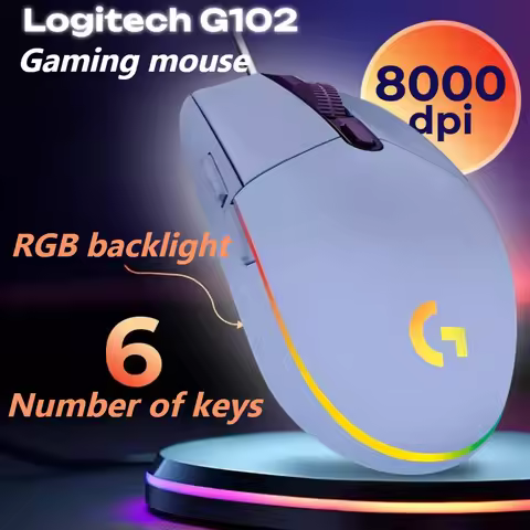Logitech G304 Wireless & G102 Wired Gaming MouseLightspeed Wireless Gaming Mouse, 12K DPI, 6 Buttons