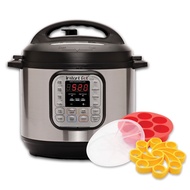 Instant Pot Duo 7-IN-1 Multi-Use Programmable Pressure Cooker with Silicone Egg Set