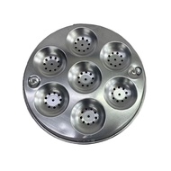 Aluminium idly tray 7 hole 32cm