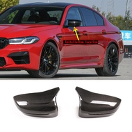 For BMW M5 M8 F90 F91 F92 rearview mirror protective shell real carbon fiber car modification access