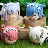 Re:zero Model - Rem Ram Rezero Emilia Frederica Echidna Cat Cosplay - Re:Life in a different world f