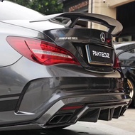 GT Spoiler For Mercedes CLA Wing CLA45 W117 C117 Matt Carbon Fiber Rear Trunk Lid Spoiler CLA180 CLA