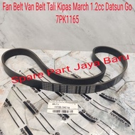 Fan Belt Van Belt Bell Fan Strap Nissan March 1.2cc 2010-2020 7PK1165 Original