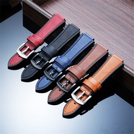Strap For AE1200 / 1300 / 1500 SGW-300 / 400 W-218 Genuine Leather Watch band