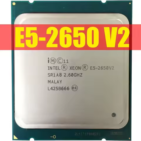 Xeon Processor E5 2650 V2 CPU 2.6GHz 8 Cores/16 Threads 20MB 95W Server Processor for X79G LGA 2011 