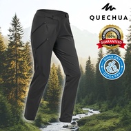 Women's Long Hiking Pants Model MH500 (Black) QUECHUA