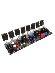 บอร์ดสำเร็จรูปเครื่องขยายเสียงระบบไฮไฟ DC 20V-90V 2SC5200หลอดโมโน400W + 2SA1943