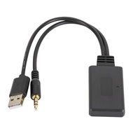 Car Module Bluetooth Audio Adapter Wireless Music Receiver 3.5mm Aux Connection USB Support for BMW 