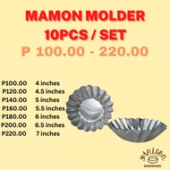 ♞,♘10 pcs MAMON MOLD / MAMON MOLDER 4 4.5" 5 5.5" 6  (Aluminum)