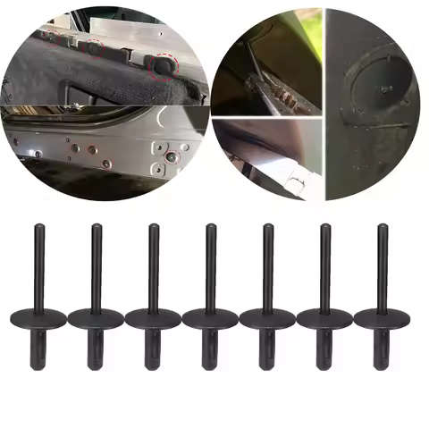 For BMW X1 E84 F48 F49 X3 E83 X5 E53 Plastic Pop Blind Rivets Wheel Arch Mudguard Side Skirt Sills B