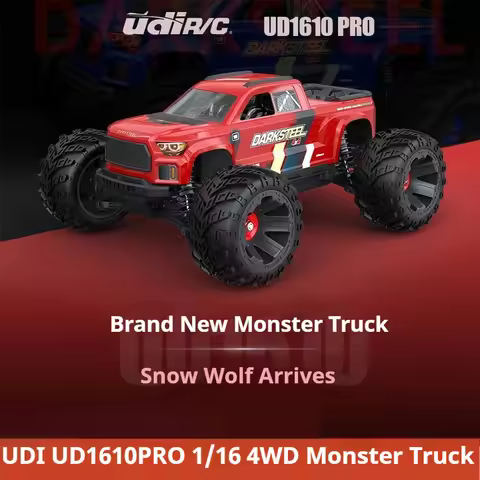 UDI UD1610PRO 1/16 RC BigWheel Car Brushless Motor 4WD Large Foot Off-Road Monster Truck Metal Gear 
