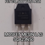 FET MOSFET LASS SQA23N50 23N50 23A 500V pengganti 23N50E