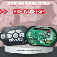 ⚡Ready⚡Modul MP3 On Off Oval Besar Mobil mainan Aki Anak Socket 5