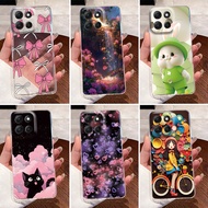 For Motorola Moto G86 5G Casing Soft Cover Luxury Cute Love Rabbit Funny Clear Silicone Phone Case F