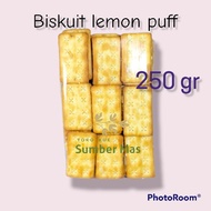 Biskuit LEMON PUFF Spesial / KHONG GUAN / 250 GR