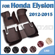 RHD Car Floor Mats For Honda Elysion 2012 2013 2014 2015 Custom Auto Foot Pads Automobile Carpet Cov