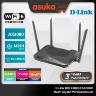 D-Link DIR-X3000Z AX3000 Mesh Gigabit Wireless Router/D-Link DIR-X1560 Wireless AX1500 Smart Wi-Fi 6