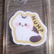 Huh cat Sticker? - funny cat meme Sticker