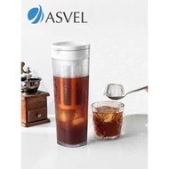 ASVEL進口咖啡冷萃壺檸檬水果汁專用冷泡茶杯冰箱冷水壺密封水瓶