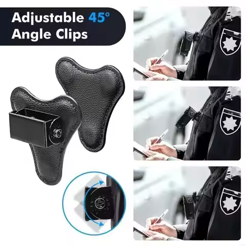 Leather Body Camera Mount Clip For Easy Body Camera Attachment