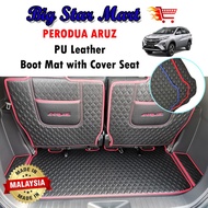 Perodua Aruz PU Leather Boot Mat with Cover Seat