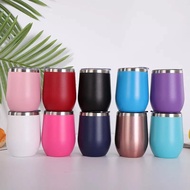 Tumbler Gelas Cangkir Mug Kopi Stainless Steel Double Wall Anti Panas / Mug Telur / Mug Egg tumbler