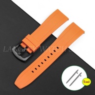 QWSAZ 18-24mm Silicone Watch Strap for Seiko 5 Tuna Samurai Diver Rubber Watch Band 22mm 20mm 18mm Q