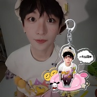 Huang Zihongfan Merchandise Cute Acrylic Pendant High-Value Keychain Fan Friends Support Bag 7J4C