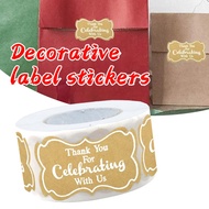 250PCS Thank you cake stickers Thank you sticker/s Thank you stickers aesthetic thank you sticker/s