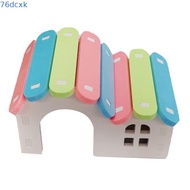 76DCXMY Small Animal Hideout, PVC Waterproof Hamster House Hideout, Sturdy Hard Breathable Durable P