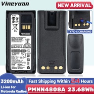 NEW 7.4V 3200mAh Motorola PMNN4808A Rechargable Battery with Type-C USB Charging for Motorola R7 2 W
