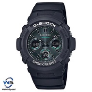 Casio G-Shock AWR-M100SMG-1A AWR-M100SMG-1 AWR-M100 Analog Digital Tough Solar 200M Male Black Resin Watch