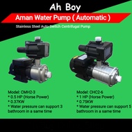 Aman Water Pump ( Auto ) | 0.5HP & 1HP | Stainless Steel Auto Switch Centrifugal Pump CHM2-3 / CHM2-