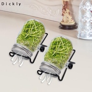 [Dickly] 2 Pieces Jar Sprouting Lids with 2 Sprouting Stands for Canning Jars Sprouting