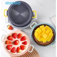 MXMIO Airfryer Baking Tray, Non Stick Food Safe Airfryer Silicone Basket, Air Fryer Liners Accessori