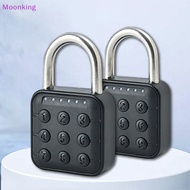 Moonking Smart Biometric Fingerprint Smart Door Lock Keyless Quick Unlock Anti Theft Padlock IP67 Waterproof Home Travel Security NEW