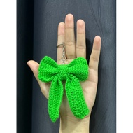 keychain crochet bow