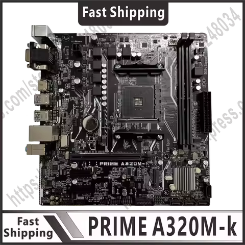 A320M motherboard suitable for Ryzen 5 5600 CPU PRIME A320M-k AM4 DDR4 3200 32GB USB3.1 PCI-E 3.0 M.