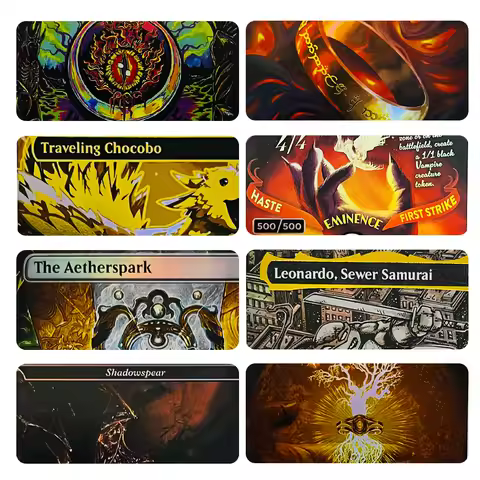 Hot Toys Custom Proxy FOIL Magical Cards Fangorn Forest The One Ring The Soul Stone Vaultborn Tyrant