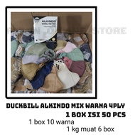 Masker duckbill alkindo 4ply masker tebal 1 box isi 50 pcs