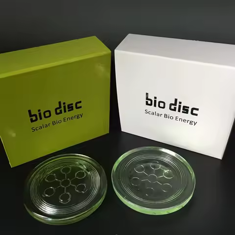 Bioglass Disc Alpha Spin Disc 9CM Bio Dsic 2 Desgin Water Quantum Energia Cuantica Bio disc