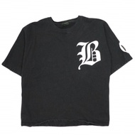 เสื้อสเวตเตอร์แขนสั้นโอเวอร์ไซส์ BUCCA 44 โลโก้ B รหัส BU19AU08-M5484 ไซส์ L สีกรมท่า [มือสอง] [BUCC