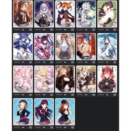 Dignity card with rounded corners anime waifu goddess story full set 18 SR box 2m04