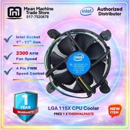 INTEL CPU Cooler Aluminium Heatsink 2300RPM Stock Cooler 1st -11th Gen Processor with Thermal Paste
