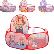 BALSA Playpen Pool Pool, Castle Game Large Space Ocean Ball Playpen, Interactive Foldable Ball Pit B