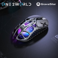 Gravastar Mercury X – Ultra-Light 49g Wireless Gaming Mouse | 32K DPI | Tri-Mode | RGB | Magnesium A