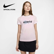 Nike Womens Sportswear Ringer T-Shirt - Pink Foam  [HQ3319-663]